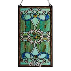 Green Stained Glass Brandi's Window Panel