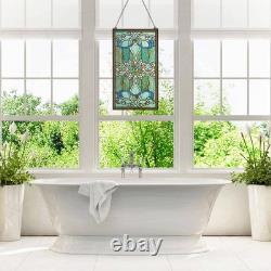 Green Stained Glass Brandi's Window Panel