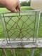 Handcrafted All Clear stained leaded glass Beveled window panel 14x14