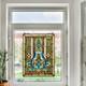 Handcrafted Tiffany-style Victorian stained Glass Window Panel suncatcher 18x25