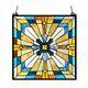 Hanging Mission Design Stained Glass Tiffany Style Window Panel Home Decor
