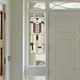 Ivory Prairie Style Stained Glass Window Panel