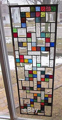 Jazzy Stained Glass Window Panel EBSQ Artist