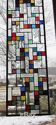 Jazzy Stained Glass Window Panel EBSQ Artist