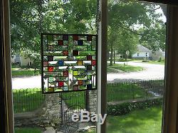 Jewel Stained Glass Windows Panel Sidelight