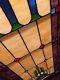 Large Vintage Stained Glass Panel 28.5 x 64.5 Beautiful