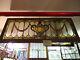 Large Vintage Stained Glass Window Panel (09251)NS