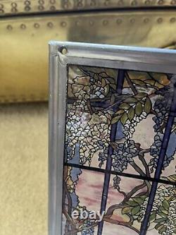 Louis Comfort Tiffany Landscape Window Oyster Bay Stained Glass Art Panel