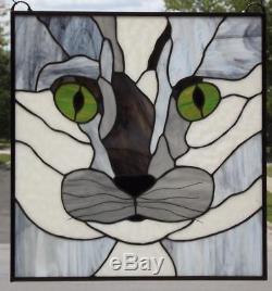 MAGICALStained Glass Window Panel-21 1/4X 20 1/4(54 x51.5cm)