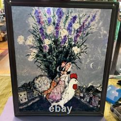 MFA Boston Stained Glass Panel Marc Chagall Wedding on a Village Street