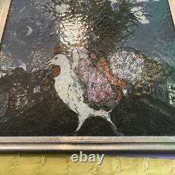 MFA Boston Stained Glass Panel Marc Chagall Wedding on a Village Street