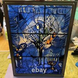 Marc Chagall Vintage Stained Glass Reproduction Art Panel Theatre