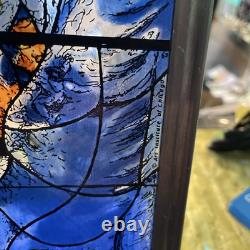Marc Chagall Vintage Stained Glass Reproduction Art Panel Theatre