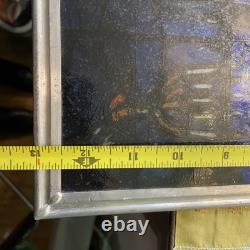 Marc Chagall Vintage Stained Glass Reproduction Art Panel Theatre