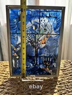 Marc Chagall Vintage Stained Glass Reproduction Art Panel Theatre