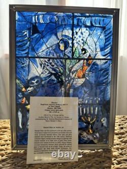 Marc Chagall Vintage Stained Glass Reproduction Art Panel Theatre
