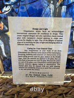 Marc Chagall Vintage Stained Glass Reproduction Art Panel Theatre
