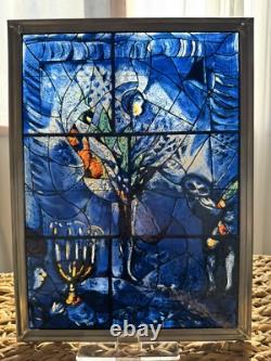 Marc Chagall Vintage Stained Glass Reproduction Art Panel Theatre