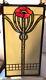 Meyda Tiffany Poppy Stained Glass Panel Hand Crafted