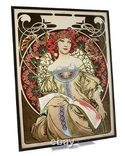 Mucha Reverie Stained Glass Alphonse Mucha Art Glass Panel