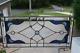 Navy Blue and Mixed Blue Stained Glass Panel BEAUTIFUL