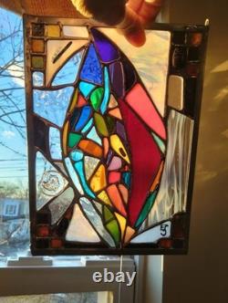 Opulent 7X9 Contemporary Stained Glass Art By Jessica Joy Myers