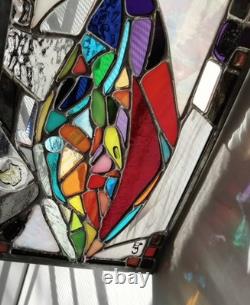 Opulent 7X9 Contemporary Stained Glass Art By Jessica Joy Myers