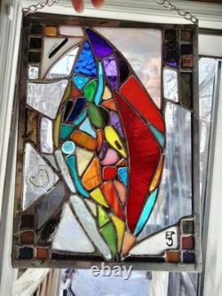 Opulent 7X9 Contemporary Stained Glass Art By Jessica Joy Myers