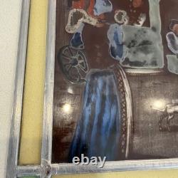 Pair Of Antique Dutch Painted Stained Leaded Glass Panels