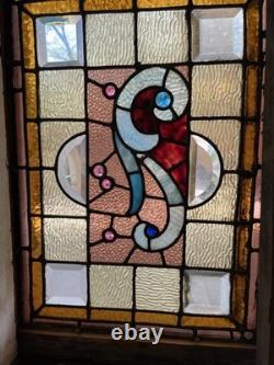 Pair Stained Glass Window