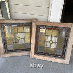 Pair Stained Glass Window