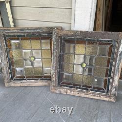 Pair Stained Glass Window