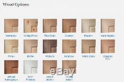 Poplar 6 Panel Raised Traditional Solid Core Stain Grade Interior Doors Slabs