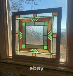 Prairie Style Stained Glass Window Panel