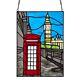 RIVER OF GOODS 14.5 H London Stained Glass Window Panel