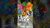 Rainbow Flower Cloud Suncatcher 8 Faux Stained Glass Window Hanging Decor