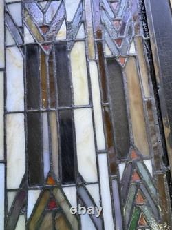 Rare Quoizel Collectibles Stained Glass Window Pane Panel Wall 15 Tall 9 Wide