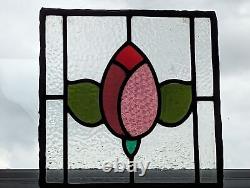 Renovated Pretty Compact Stained Glass Panel