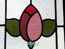 Renovated Pretty Compact Stained Glass Panel