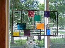 Revelation Stained Glass Window Panel Transom