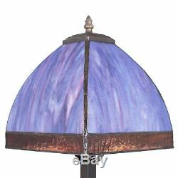 River of Goods Stained Glass Bent Panel Table Lamp