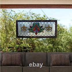 River of goods window panel stained glass handcrafted decorative hanging chain