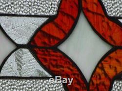 STARCHILD Beveled Stained Glass Window Panel 17 1/4 x 9 1/4