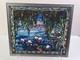 SUPERB Jacques Gruber Water Lilies Stained Glass Panel by Glassmasters 13x11.8