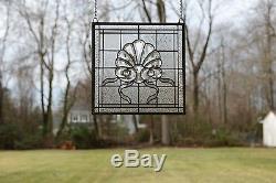Sold out! 16 x 16 Tiffany Style stained glass Clear Beveled window panel