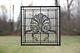 Sold out! Tiffany Style stained glass Clear Beveled window panel, 16 x16