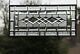 Sophistication Beveled Stained Glass Window Panel-Transom-26.5x 12.5
