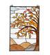 Stained Glass Autumn Tree Panel
