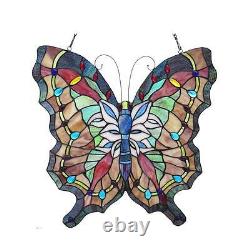 Stained Glass Chloe Lighting Butterfly Window Panel CH1P973PA22-GPN 22 New