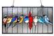Stained Glass Chloe Lighting Family Of Birds Window Panel CH1P543RA25-GPN